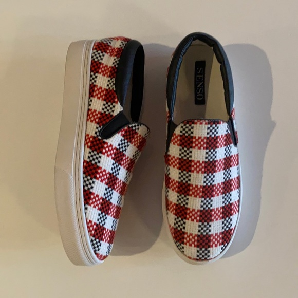 Senso Plaid Slip On Sneakers - Picture 1 of 3